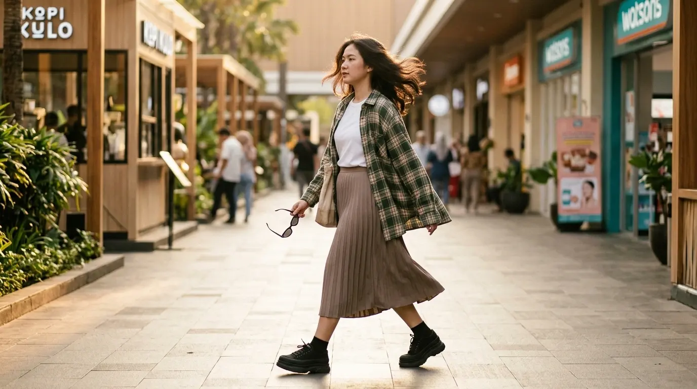 Outfit untuk Bentuk Tubuh Rectangle Biar Lebih Berdimensi