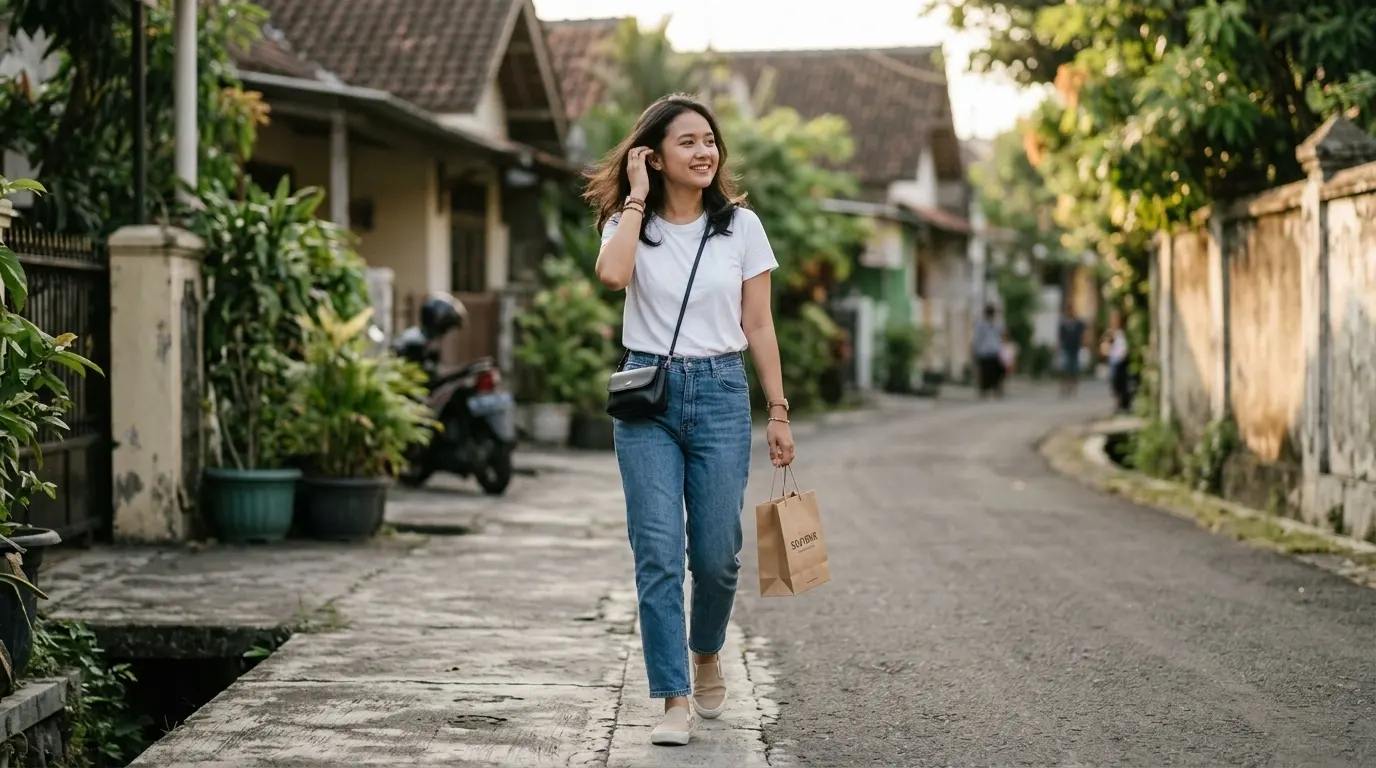 Outfit Harian Wanita Budget di Bawah 300 Ribu
