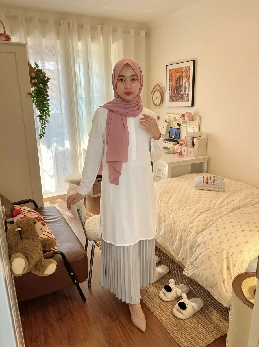 Outfit Tunik Muslimah – outfit wanita hijab