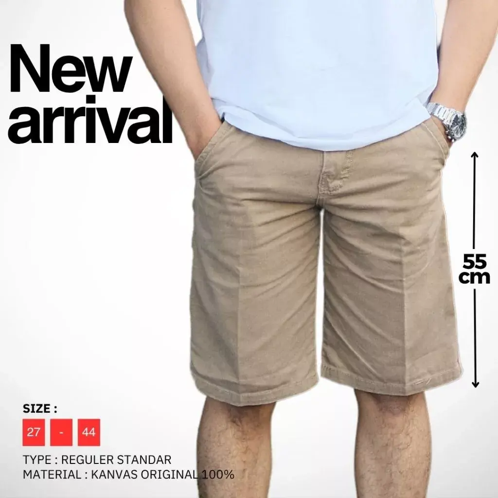 Celana Chino Pendek Distro Pria Jumbo