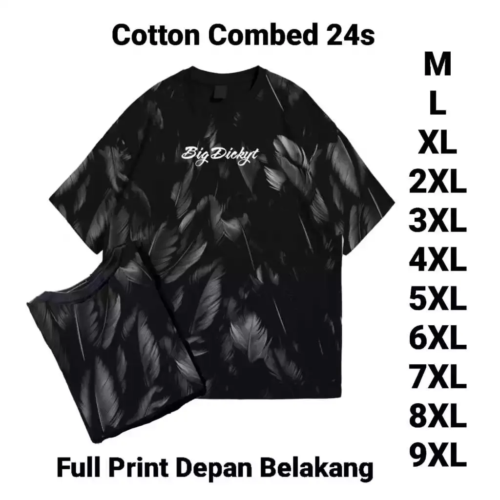 Kaos Cotton Combed 24s Full Print Jumbo R17